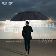 120 см, неавтоматический, двойной слой, большой зонт для дождя, женский, 3 складной, ветрозащитный, большой, для путешествий, бизнес, зонт для мужчин, Famliy, зонты
