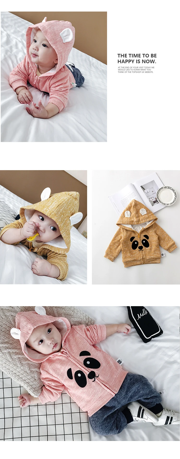 Lemonmiyu с героями мультфильмов куртка с капюшоном на молнии Демисезонный для новорожденных; хлопковая верхняя одежда; модное платье с О-образным вырезом и щенка для малышей простая детская одежда