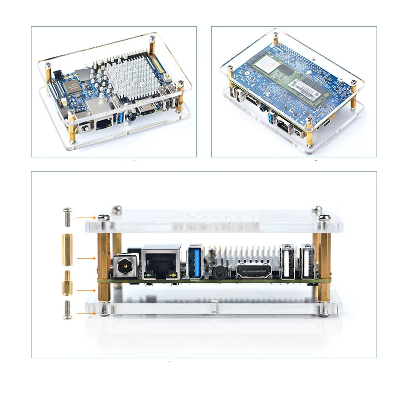 NanoPC-T4 с открытым исходным кодом RK3399 ARM макетная плата DDR4 оперативная память 4 Гб Гбит/с Ethernet, Поддержка Android и Ubuntu, AI и глубокое обучение