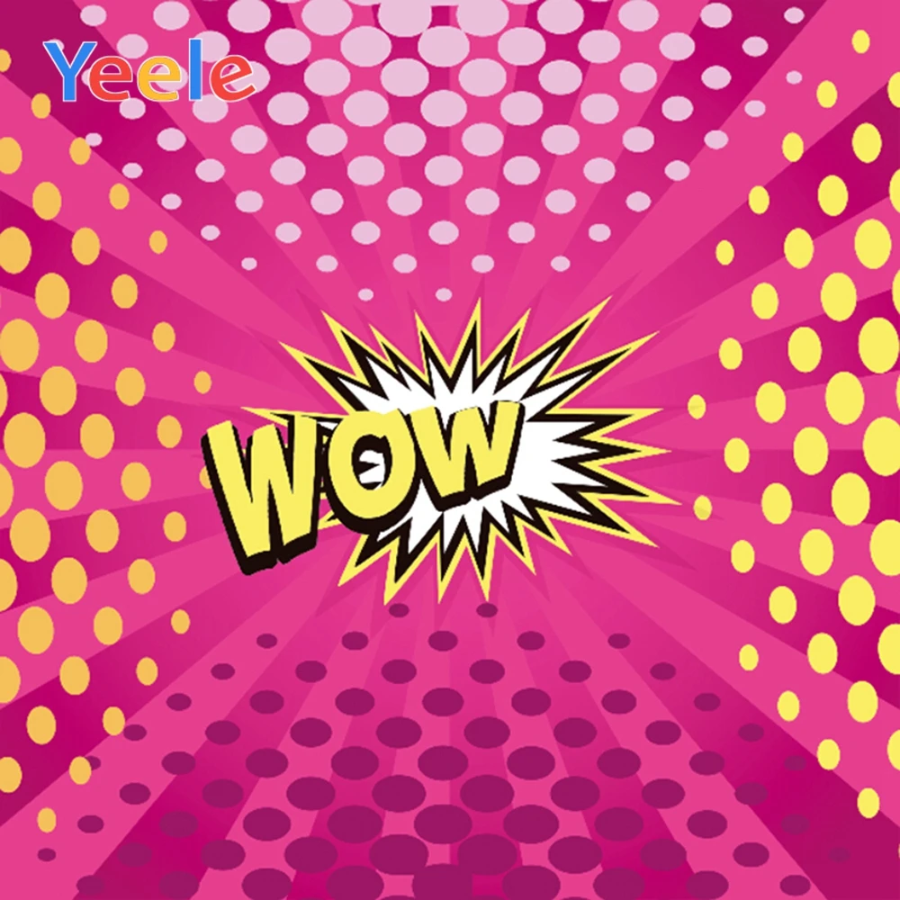 

Yeele Comic Poster Pattern Photography Background Seamless Scene Baby Child Portrit Props Photographic Backdrop For Photo Studio