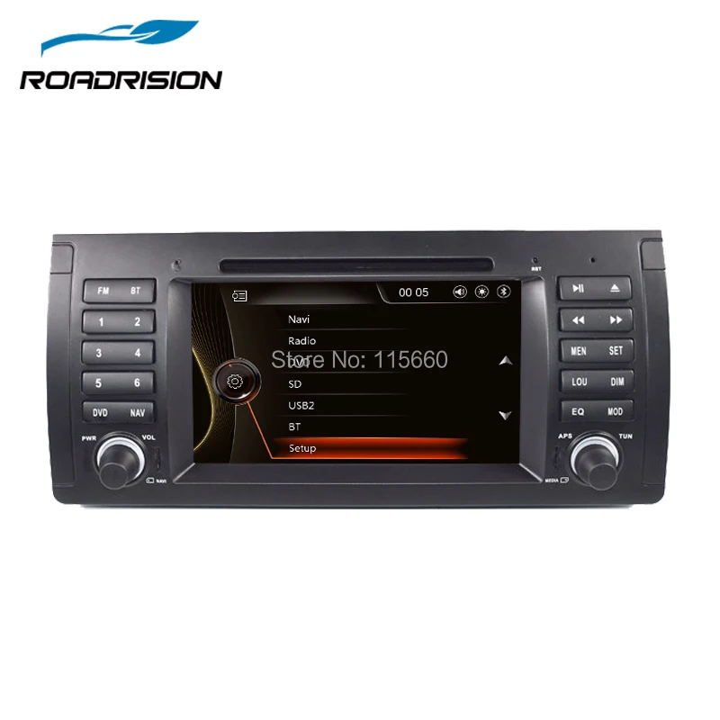 

RoadRision Car DVD player for BMW E39 E53 X5 Autoradio Navigation with Bluetooth iPod RDS Rearview SWC Stereo Headunit Canbus