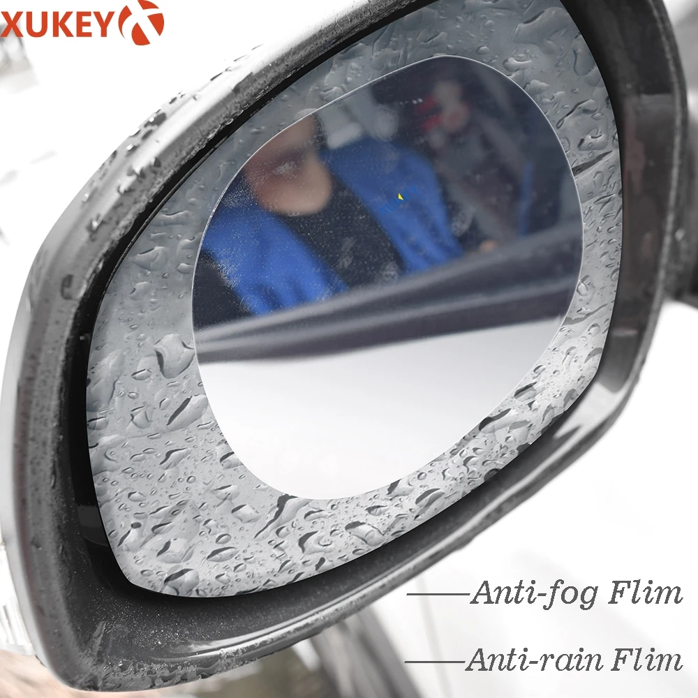 

1 Pair Car Anti Water Mist Film Anti Fog Coating Rainproof Hydrophobic Rearview Mirror Protective Film