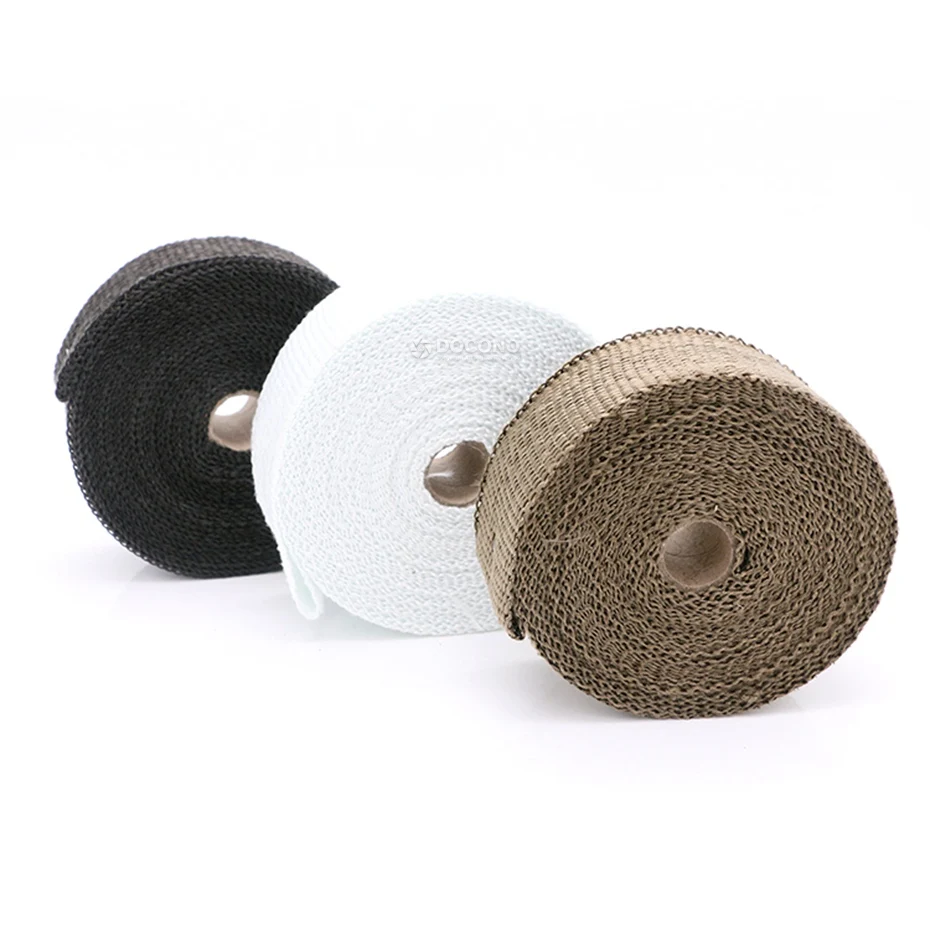 

10M Exhaust Pipe Heat Insulation Fiberglass Wrap Cloth For HONDA xr 250 cbr 1000rr sp For YAMAHA fzr 400 fz1 fazer ys 250 etc.