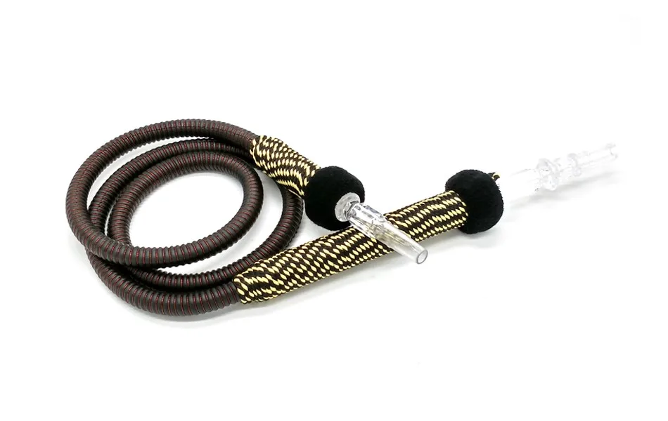 1.8m Long Leather& Acrylic Shisha Hose For Hookah / Water Pipe / Sheesha / Chicha / Narguile Accessories SH-508