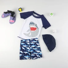 Детский купальник для мальчиков; одежда для малышей; детское бикини; корейский купальник для мальчиков и девочек; одежда для плавания среднего размера