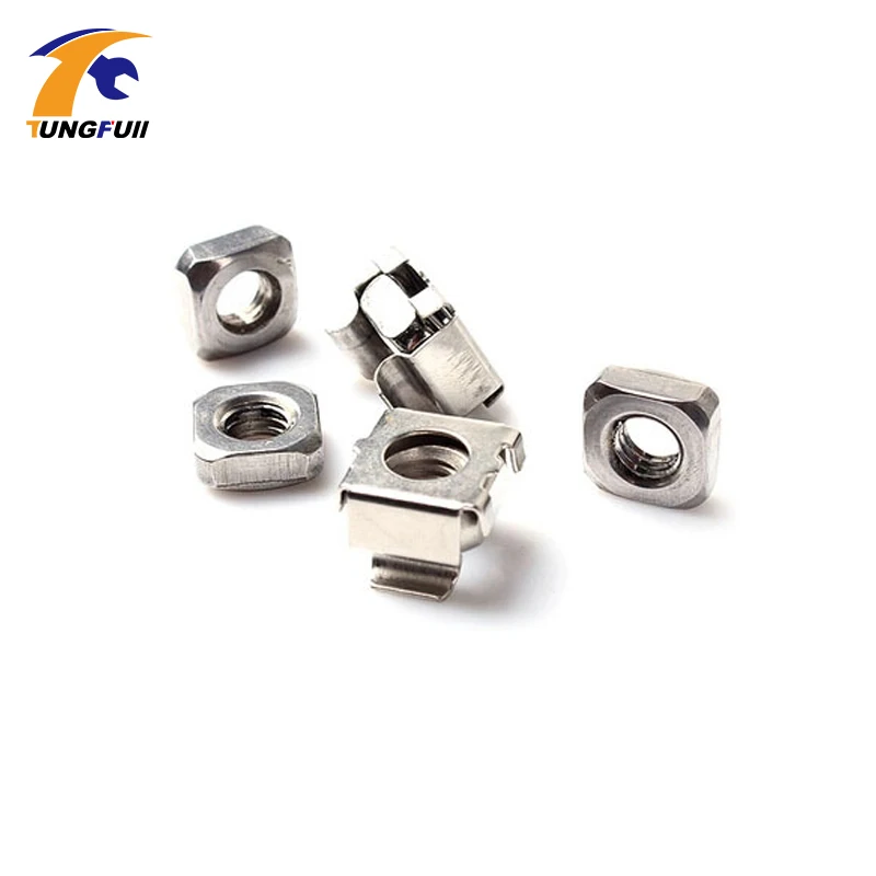 

Carbon Steel M5 Cage Nuts, Captive Nuts, Server Rack Mount Nuts