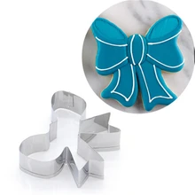 AMW бросился Cortador De Biscoito в форме банта формочка для вырезания печенья из нержавеющей стали дешевые кухонные принадлежности Mj7081