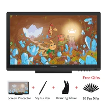 Buy online New HUION KAMVAS GT-191 8192 Levels IPS Pen Tablet Monitor Art Graphics Drawing Pen Display Monitor with Gifts