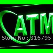 I043 открытый Банкомат машина отображает светодиодный неоновый свет знак включения/выключения 20+ цвета 5 размеров