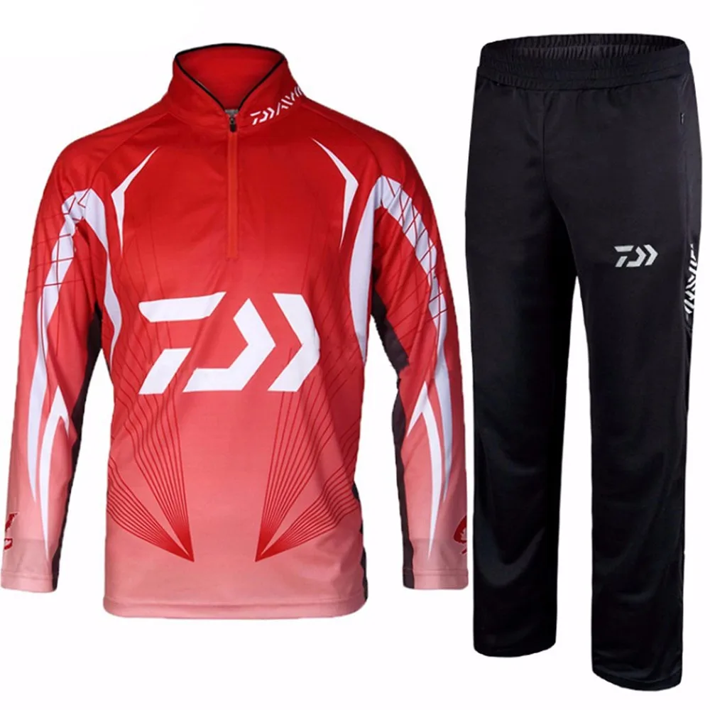 2017 New dawa Brand Daiwa Fishing Clothing Men Summer Outdoor Breathable Sun UV Protection