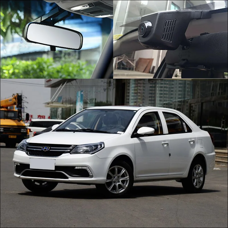 Видеорегистратор BigBigRoad для Geely King Kong MK CK Panda LC Englon C5 автомобильный Wi-Fi