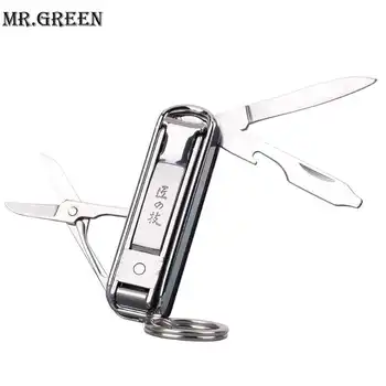 

Mr.Green Sharp Nail Clipper Multi-function Tip Cut Stainless Steel scissors scissors Nipper Clipper Cutter Portable with Case