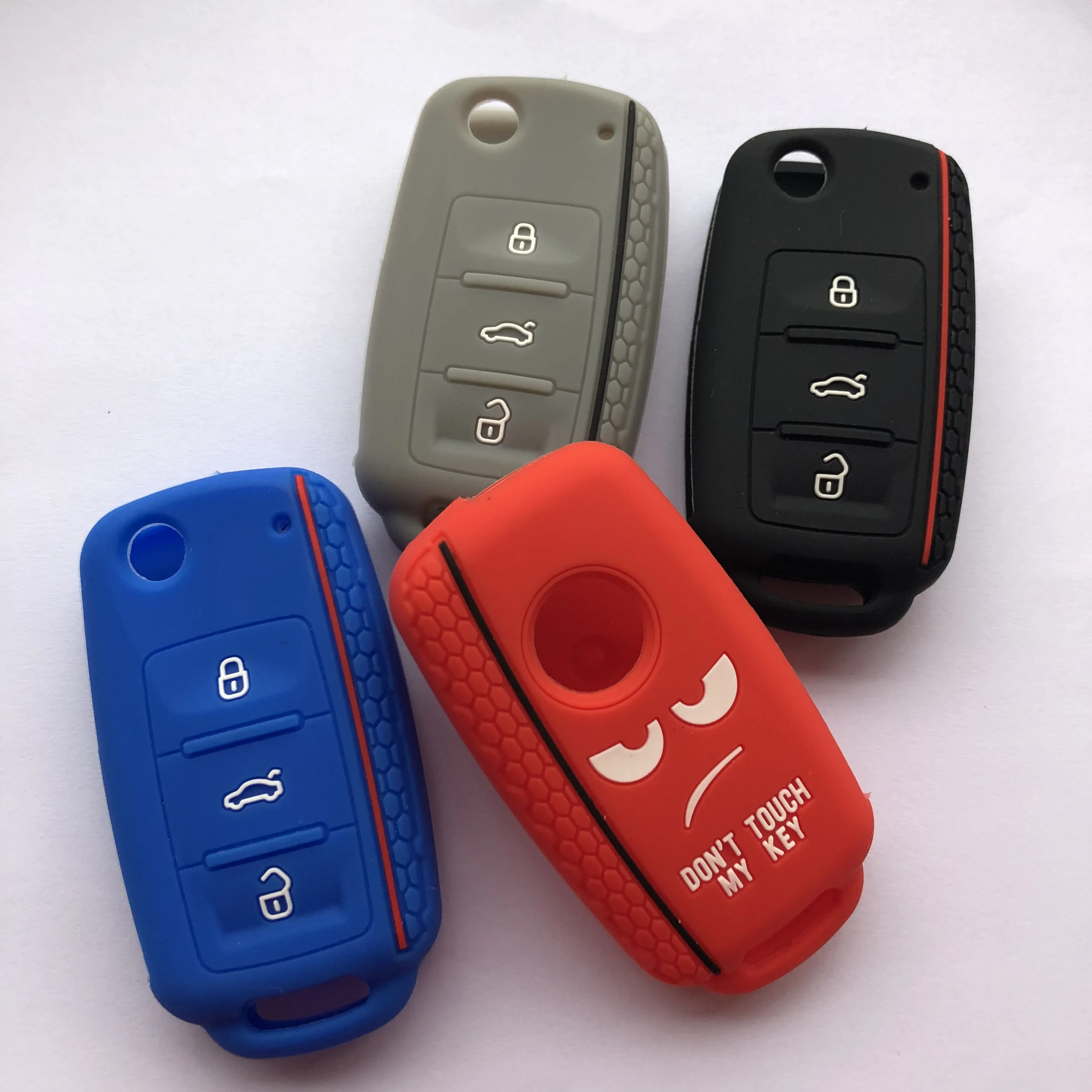 Силиконовый чехол для VW Caddy Eos Bora Beetle Golf Scirocco Passat Seat Altea Leon Ibiza Skoda Octavia|Футляр