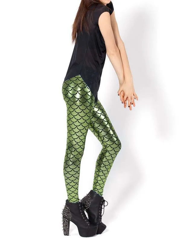 SheOutfit Mermaid Leggings Mermaid Tail 