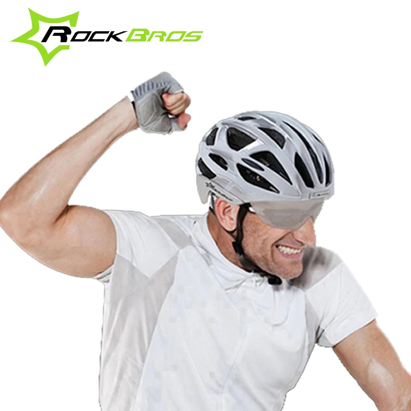 Rockbros велоспорт шлем мужчины/женщины дышащий 32 вентиляционные отверстия очки mtb