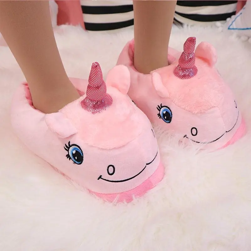 KOUY Slow Your Roll Closed Toe Cotton Slippers Warm Soft Indoor Shoes Non-Watertight