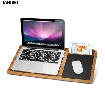 

Lap Desk Laptop Stand Desk Board Slate 15 inch for MacBook Laptop Notebook Computer Tablet Built-In Mouse pad