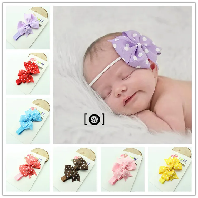 1 diadema MAYA STEPAN para bebé, Tiara con listón, hecha a mano, DIY, niños pequeños, niños, niñas, moños recién nacidos, turbante de punto elástico - AliExpress Madre y niños