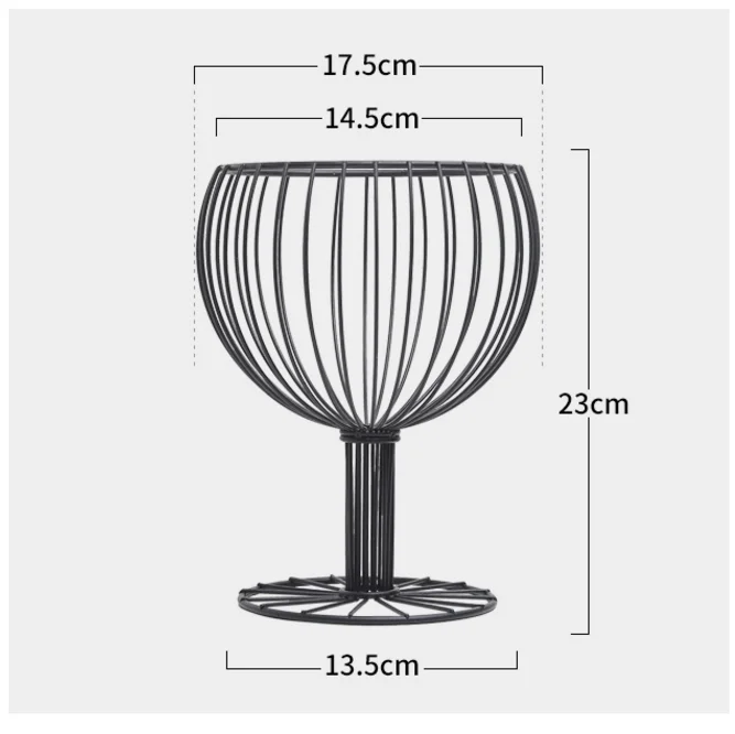 Прямой маркетинг креативная форма корзина для фруктов современный изготовленный из кованого железа закуска чаша конфеты блюдо гостиной дома журнальный столик