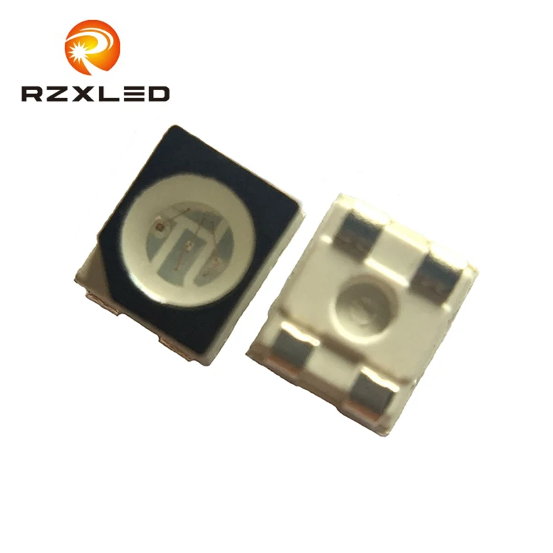 

0.2W 2000Pcs/Lot PLCC4 RGB 4 Pins Light Diode 1210 RGB 3528RGB SMD Red Green Blue LED Chips