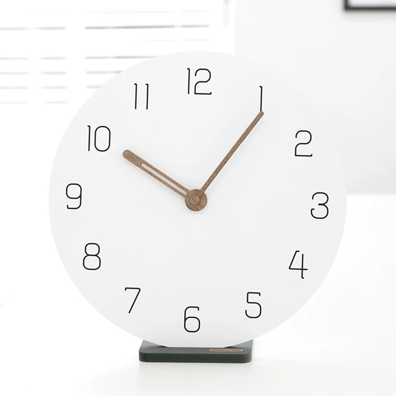

Modern Design Wall Clock Nordic Digital Northern European Simple Creative Living Room Decorative Clock Silent Table Watch C5T105