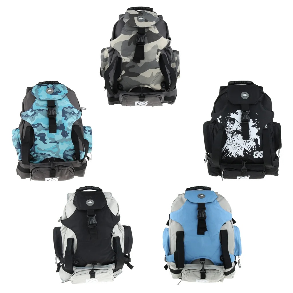 Backpack for Roller Skates Inline Skating Shoes Boots Carrier Storage Bag for Men Women Outdoor Sports Pouch