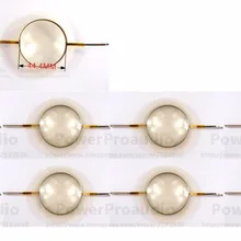 10 шт. 44,4 мм 44,5 мм плоский алюминиевый провод Твиттер звуковая катушка для B& C DE250 DE160 8 Ом DIY