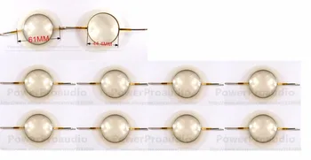 

10 pcs 44.4 mm 44.5mm Flat Aluminium Wire Diaphragm Tweeter Voice Coil For B&C DE250 DE160 8 ohm DIY