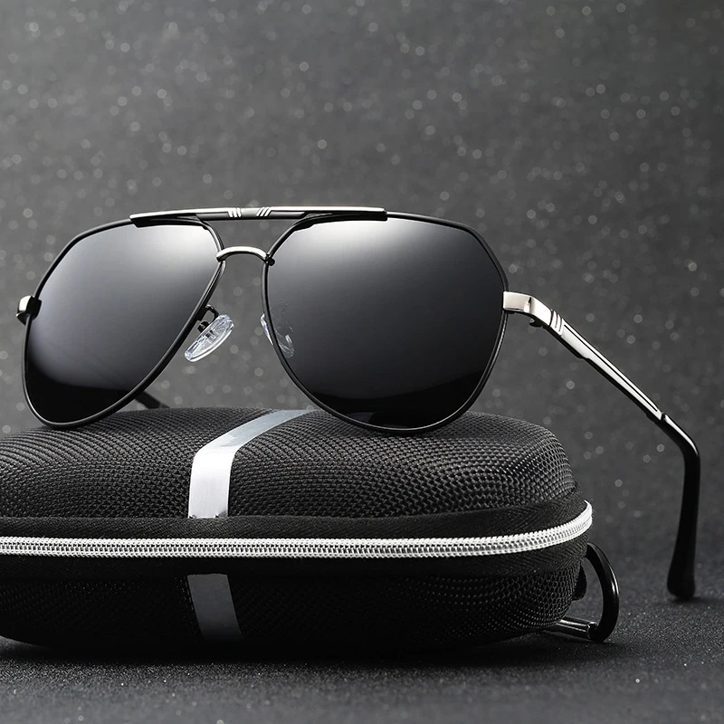 Men Polarized pilot Sunglasses Brand Designer Vintage Driving Gafas