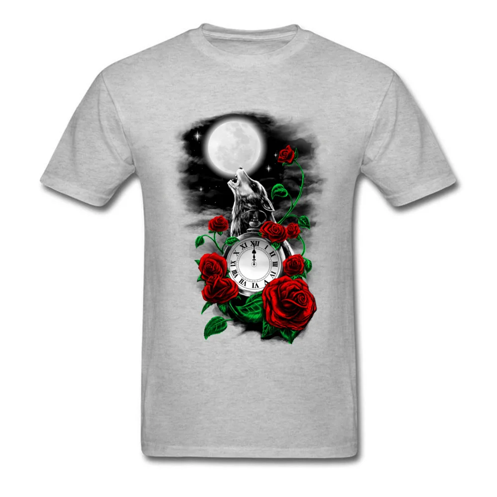 High Quality Men Tops Shirts Midnight Howl Casual T-shirts 100% Cotton Short Sleeve Summer T-shirts O-Neck Drop Shipping Midnight Howl grey
