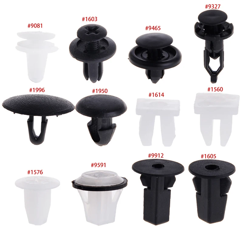 146Pcs Fender Door Hood Bumper Trim Clip Body Retainer Assortment Kit