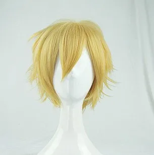 blonde anime wig