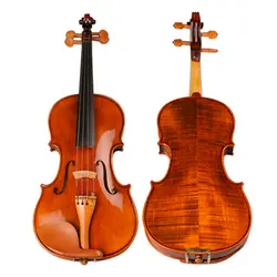 Высокое качество ручной антикварные скрипки натуральный полосы клен ручной ремесло масло лакировка Violino мармелад установлены TONGLING бренд