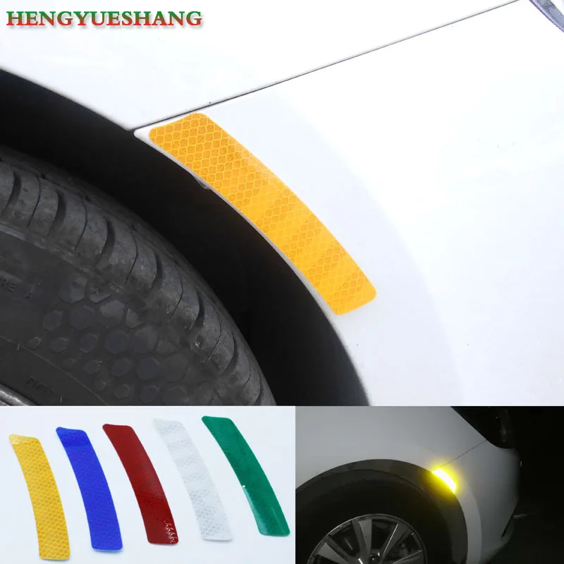 For SUBARU Forester Outback impreza Legacy XV Car wheel eyebrow reflective leaf plate sticker is suitable accessories | Автомобили и