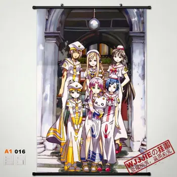 

Japanese Anime ARIA Company Akari Mizunashi & Alicia Florence & Aria Pokoteng Home Decor Wall Scroll Poster Decorative Pictures