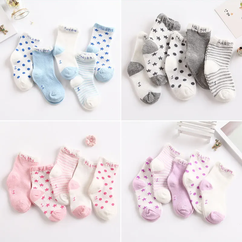 Summer Baby Girls Kids Toddler Socks Cotton Lace Princess Ankle Mesh SocksRASK