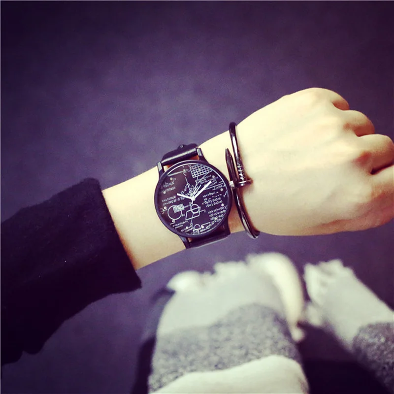 

Creative Simple Design Genuine Leather Watches Men Women Fashion Students Casual Sports Quartz Wristwatches Relogio Masculino