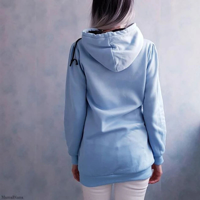 Rosetic Gothic Casual Women Hoodie Solid Pocket Hooded Mid Length Drawstring Long Sleeve Multi Color Plus Size Warm Hoodies Rosetic Gothic Casual Women Hoodie Solid Pocket Hooded Mid Length Drawstring Long Sleeve Multi Color Plus Size Warm Hoodies