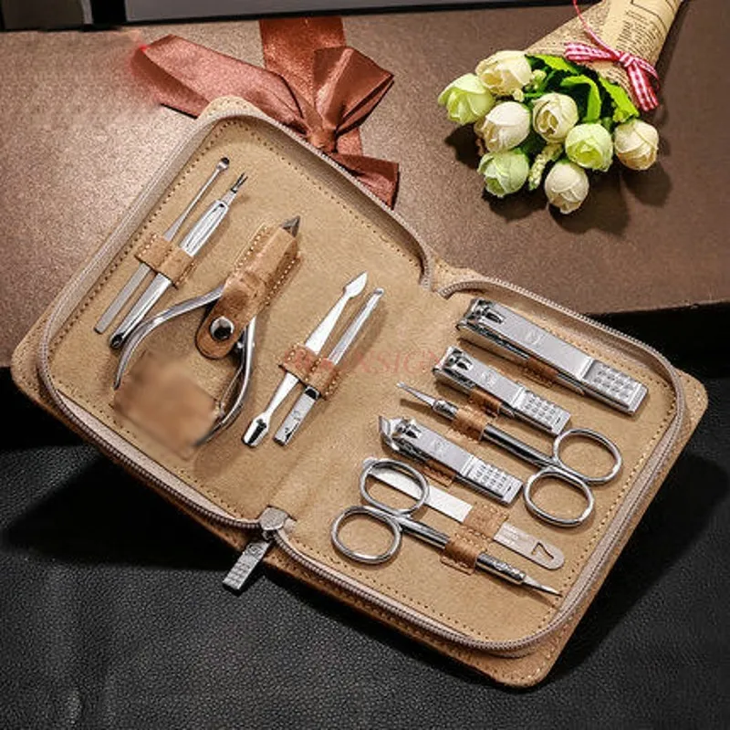 Набор для стрижки ногтей, настоящие ножницы для ногтей, комбинированные кусачки для ногтей, нож для педикюра, кусачки для ногтей, плоскогубцы для омертвевшей кожи