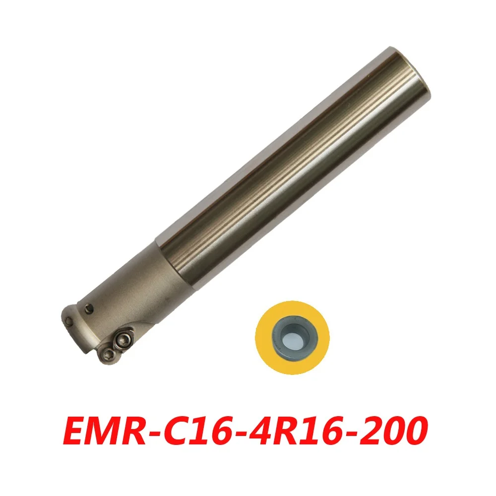 

Free Shipping EMR-C16-4R16-200 Indexable Face Milling Cutter Tools For RPMT0802MOE Carbide Inserts Suitable For NC/CNC Machine