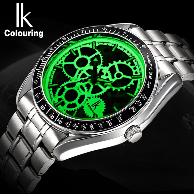 

Luminous Skeleton Dial Automatic Watch Men Transparent Mechanical Wrist Watches Male Power Self Winding Stainless Steel Clock