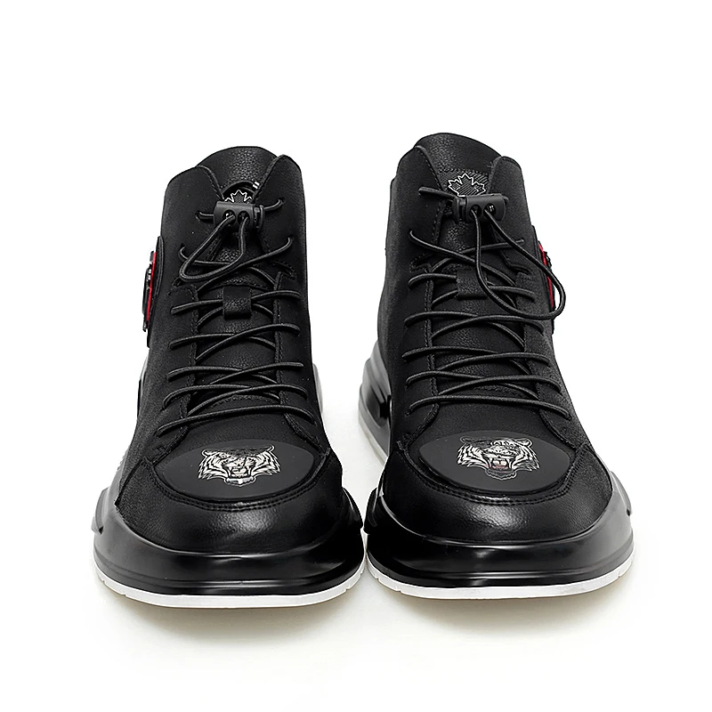 Shoes Men Casual Boots,lace Up Fashion Ultra Boost Microfiber Leather Chaussures Homme,Polyurethane Bottom Zapatos Hombre