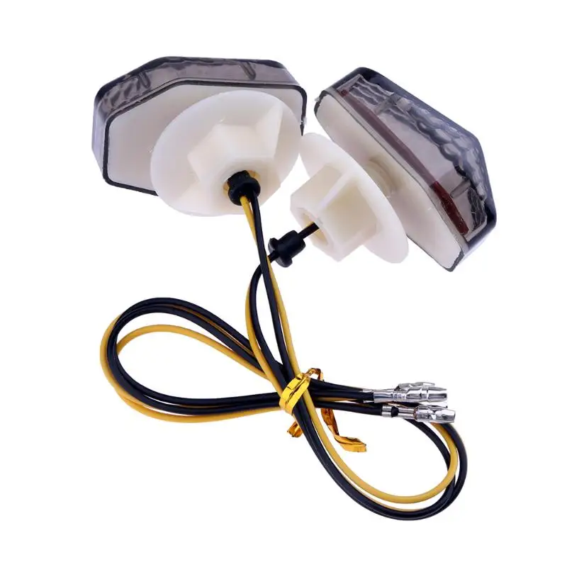 

2pcs/pack Motorcycle Bike LED Flush Mount Turn Signal Light Indicators Motorbike Turn Signal Lamps for Suzuki