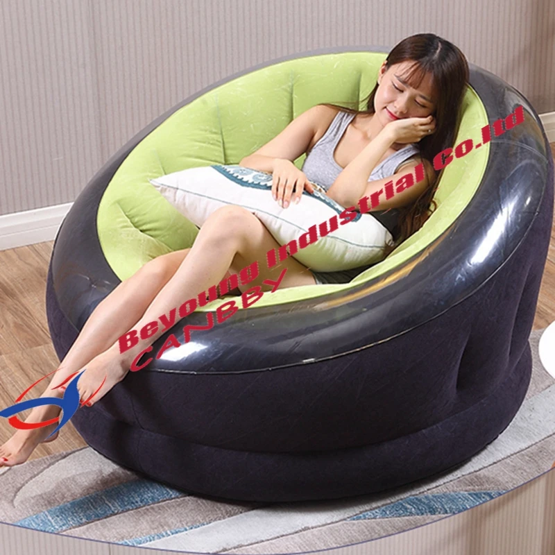 Green Intex Empire Chair Outdoor Inflatable Round Sofa Chair Seat