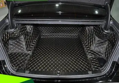 

Good quality! Special car trunk mats for BMW 740Ld G12 2017-2016 durable waterproof boot carpets cargo liner,Free shipping