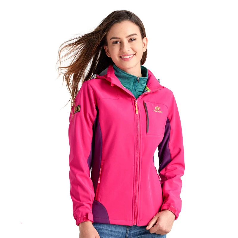 Tectop Women Outdoor Jacket Windproof Thermal Waterproof Hiking Jackets