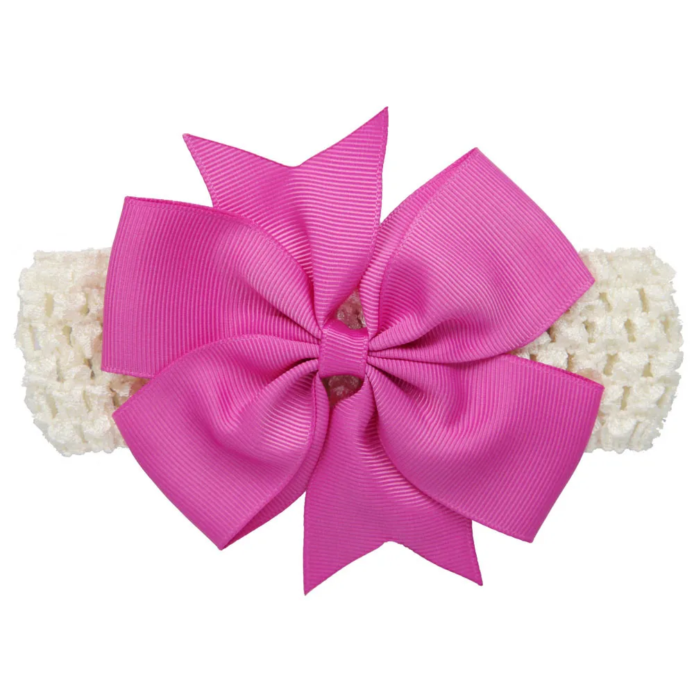 Baby Hair Accessories 2019Top Hot Girls Wave Headbands Bowknot Hair Accessories For Girls Infant Hair Band Diademas Para Bebe