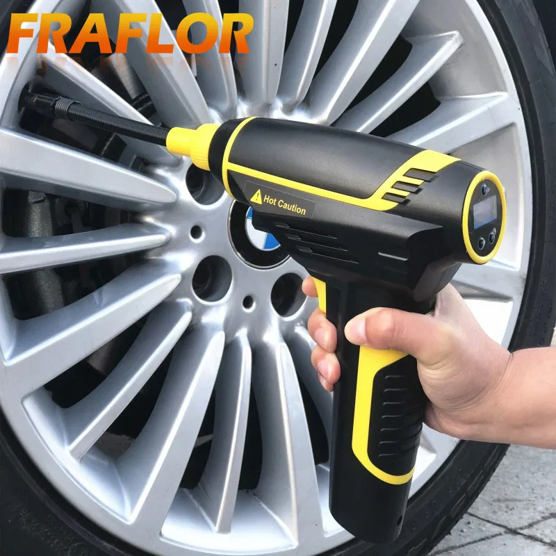Цифровой беспроводной умный перезаряжаемый автомобильный воздушный насос