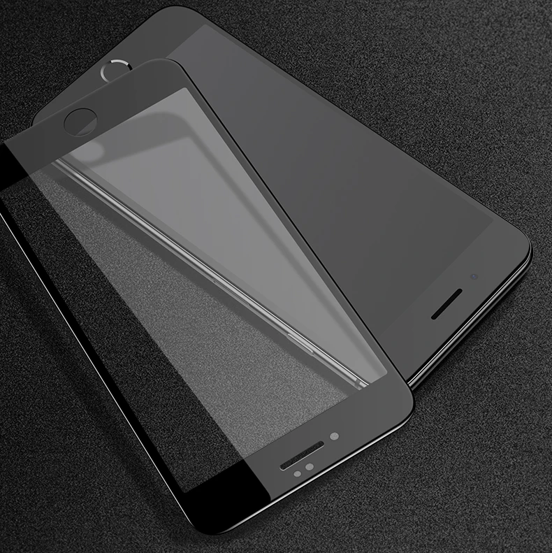 5D Edge Закаленное стекло пленка для iphone 6 7 6s 8 X plus ударопрочная защитная задняя стеклянная пленка 4D Plus 5D изогнутый край полный клей