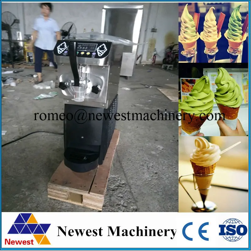 

16L vertical top soft icecream making machine,soft serve ice cream maker machine,freezer machine making with two color choose